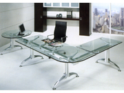 Glass Executive Desk CG-BLBT-22