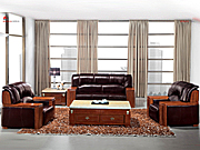 Traditional Leather Sofa CG-CTZPSF-03