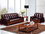 Traditional Leather Sofa CG-CTZPSF-04