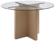 Glass Negotiation Table