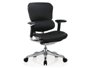 Leather Medium Back Chair