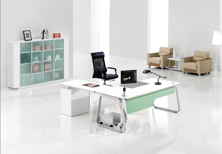 Office Desk|Fashion Manager Desk|Office Furniture|Fashion Manager Desk|主管台|经理台|板式班台|板式办公桌|主管桌|经理桌|板式办公台 CG-OW0420