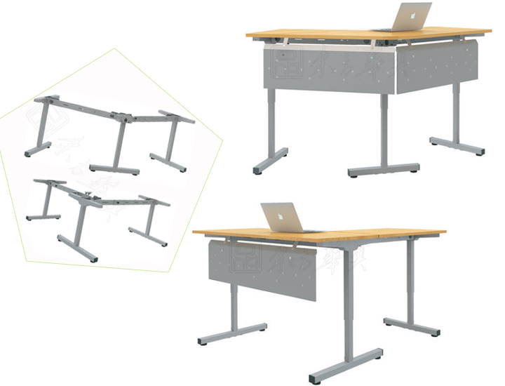 Office Desk|Steel Wooden Staff Desk|Office Furniture|Steel Wooden Staff Desk|升降支援桌
